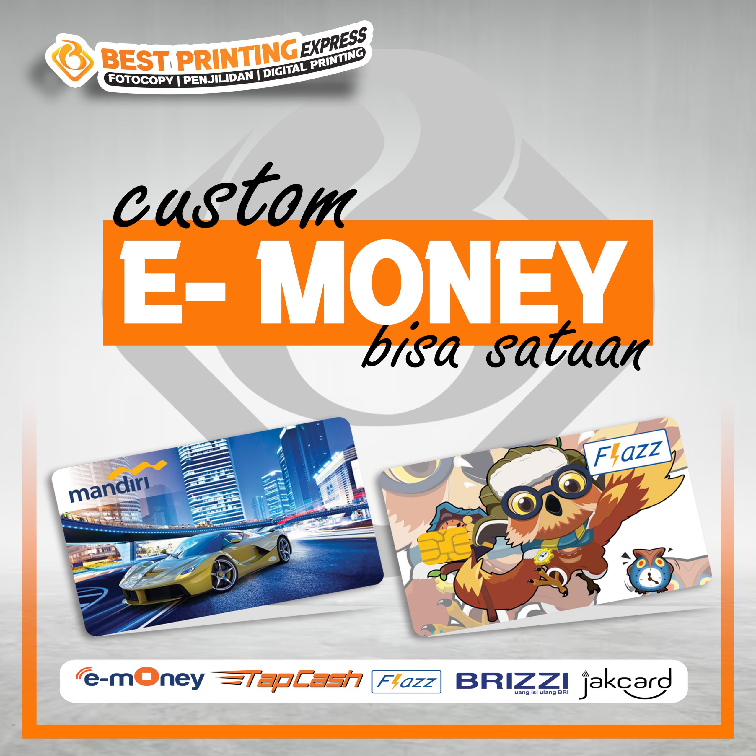 Cetak E Money Satuan, Ini Kelebihan Penggunaannya