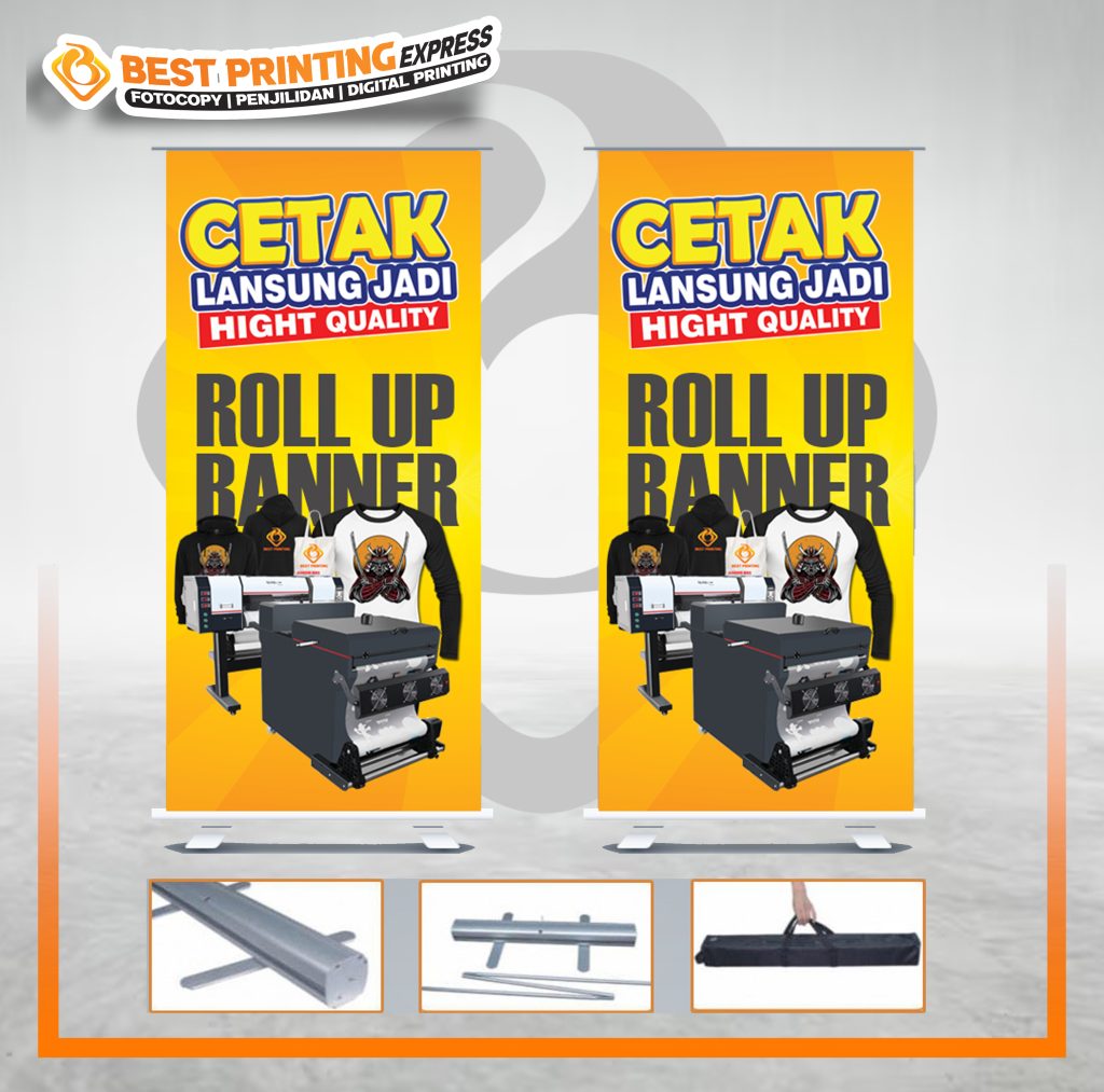 Sebelum Cetak Roll Up Banner, Ini Tips Merancang Desainnya